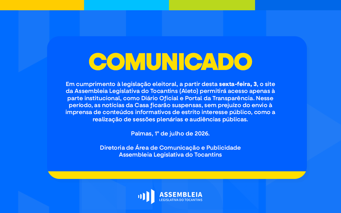 Comunicado de Vedação Eleitoral